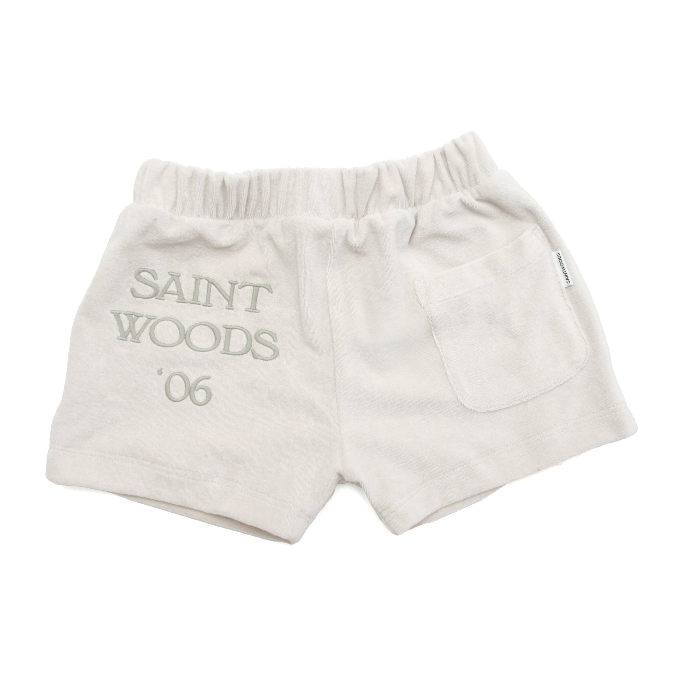 SW WORLD "Since 2006" Terry Cotton Short Shorts