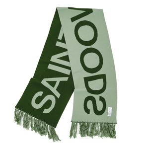 Basics Green Wool Scarf