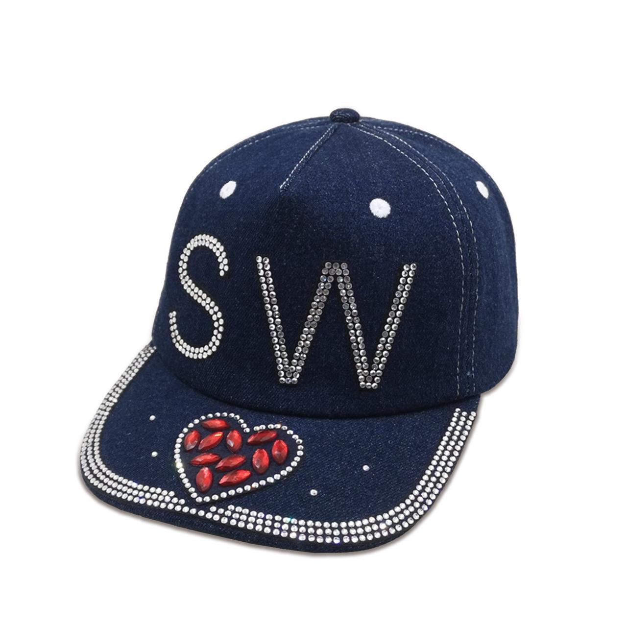 SW SOUVENIR Rhinestone Trucker Hat