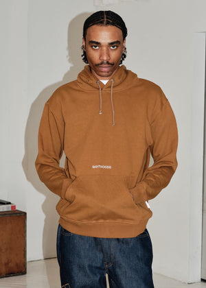 Brown SW Logo Hoodie