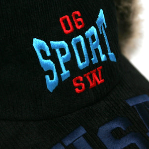 BLACK FUR TRAPPER CAP